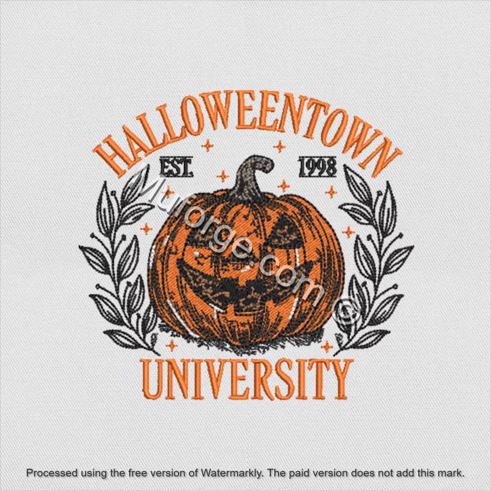 Halloweentown University Embroidery_Design