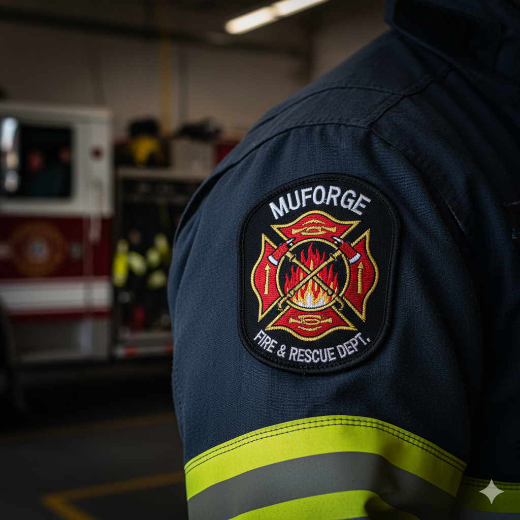 Metal badges patches