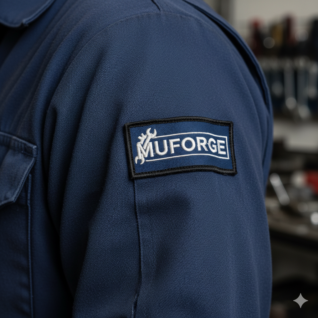 Metal badges patches