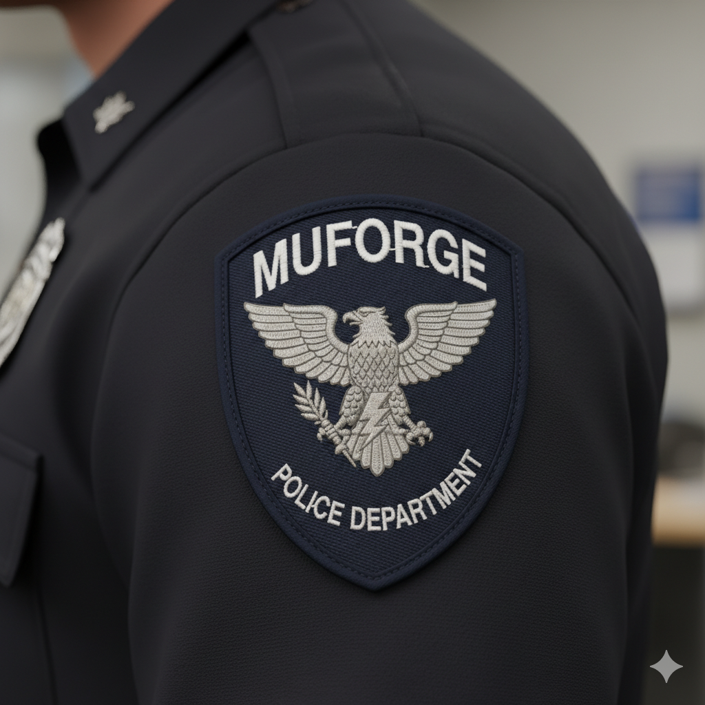 Metal badges patches